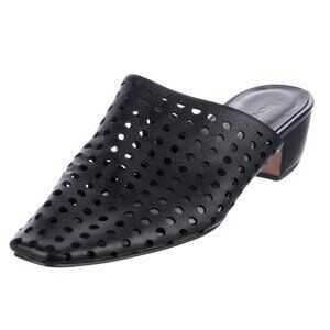 Rachel Comey Leather Lasercut Accents Mules- size 7 - NEVER WORN